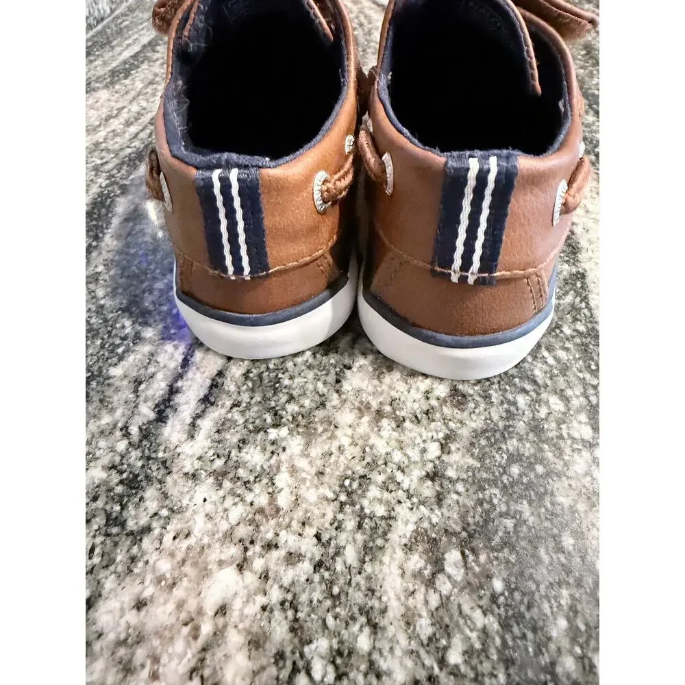 Nautica Brown Toddler Boat Shoes Size 8